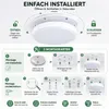 Akku Deckenleuchte Bewegungsmelder 10000mAh LED Deckenlampe Produktbild-Vorschau 5