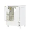 Meuble sous-lavabo Merax de 61 cm avec vasque en céramique, Voir les images du produit 10