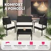 TecTake 401483, Černá, 4 sedadlo/sedadel, Dospělí a děti, Náhled obrázku produktu 5