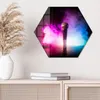 DEQORI Glasbild Echtglas 55x48 cm 'Mikrofon in Szene Produktbild-Vorschau 4