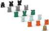 A collection of small, stylized figures in various colors arranged in rows on a white background. Anteprima dell’immagine prodotto