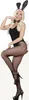 Bunny Set glitzer schwarz 3-teilig Produktbild-Vorschau 5