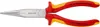 A pair of long-nose pliers with red and yellow insulated handles, presented against a white background. Anteprima dell’immagine prodotto