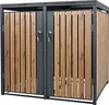ML-Design 2-košový box na 2 koše 240L 132x80x116,3 cm Náhled obrázku produktu 1