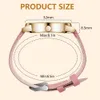 Watch Für Damen, Damen Analog Quarz Uhr mit Leder Armband, Produktbild-Vorschau 3