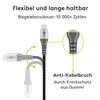 Goobay 49296 USB-Kabel USB 2.0 1 m USB C USB A Schwarz, Produktbild-Vorschau 4
