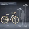 Milord Komfort Fahrrad Mit Korb Damenfahrrad, 26 Zoll, Produktbild-Vorschau 3