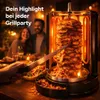 1.400W Dönergrill Schaschlikgrill Rotissiere Hähnchengrill Produktbild-Vorschau 9