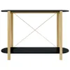 vidaXL Konsolentisch Schwarz 110x38x75 cm Holzwerkstoff -  Produktbild-Vorschau 6