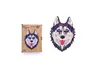 Dřevěné ekologické puzzle 123 Snow husky A3 Náhled obrázku produktu 5
