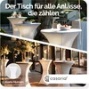 CASARIA® Stehtisch Klappbar 110cm Hoch Rund Ø 60cm Outdoor Produktbild-Vorschau 7