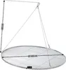 A diagram of a hanging grill grate with dimensions indicated. Produktbild-Vorschau