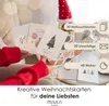 30 Weihnachtskarten Mit Umschlag - Adventskarten A6 - Produktbild-Vorschau 3