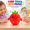 Jouet en peluche en forme de fruit – FRUITMELLO, fraise Voir les images du produit 3