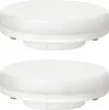 Two identical white LED light fixtures are shown against a white background. Produktbild-Vorschau