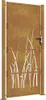 vidaXL Gartentor 100x175 cm Cortenstahl Gras-Design Produktbild-Vorschau 1