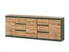 AZ team ® Duża Komoda ANTRACYT WOTAN blat WOTAN 200 cm 6 Podgląd zdjęcia produktu 3