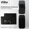 vhbw Akku Ersatz für Worx WA3226, WA3225, WA3565 für Produktbild-Vorschau 5