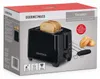 GOURMETmaxx Toaster 750 W, 2 Scheiben Kurzschlitz, schwarz, Produktbild-Vorschau 1