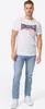 Herren T-Shirt normale Passform TWO TONE White XXXL Produktbild-Vorschau 3