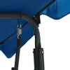 vidaXL Huśtawka Hollywood ciemnoniebieska 170×110×153 cm Podgląd zdjęcia produktu 3