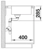 Spüle Blanco SUPRA 500-IF/A 54 x 50 cm edelstahl 526354 Produktbild-Vorschau 6