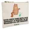 Mr. & Mrs. Panda Kosmetiktasche Katze Wasserglas Grösse XL Produktbild-Vorschau 3