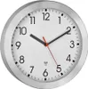 TFA Dostmann 60.3546.02 Funk Wanduhr 25 cm x 4 cm Aluminium Produktbild-Vorschau 1