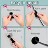 4 sztuki przepustu kablowego Ethernet, 1 cal, gumowy Podgląd zdjęcia produktu 10