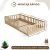 Cama infantil Crazy Pine de 120x200 cm – Cama Montessori de Vista previa de la imagen del producto 2