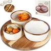 Excellent Houseware | Serviertablett Set - 4 Teile - Holz - Produktbild-Vorschau 12