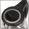 A close-up view of the lid and handle of a kettle. Produktbild-Vorschau