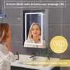 Zrcadlo do koupelny INONEFT s LED podsvícením a dotykovým Náhled obrázku produktu 5