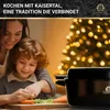 KAISERTAL 28cm Emailliert Gusseisen Bräter - 6l Gusseisen Produktbild-Vorschau 4