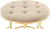 Hocker Becky 800 2er-Set Taupe / Gold Produktbild-Vorschau 5
