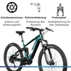Zündapp X1000 E-bike mountain bike full-suspension 29 Anteprima dell’immagine prodotto 8
