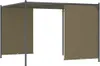 The Living Store Zahradní pergola s výsuvnou střechou 3x3 m Náhled obrázku produktu 4