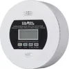 A white carbon monoxide and gas detector with a black display and indicator lights. Voir les images du produit