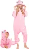 Nikcorp Jumpsuit Pyjama Damen Kinder Onesie Figur Rosa L Produktbild-Vorschau 7