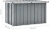 vidaXL Box da giardino grigio 109x67x65 cm Anteprima dell’immagine prodotto 9