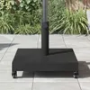 vidaXL Sonnenschirmständer Schwarz 45 x 45 x 31,5 cm Produktbild-Vorschau 4