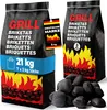 DEUBA® 21 Kg Grillbriketts 7 x 3kg Holzkohle Grillkohle Produktbild-Vorschau 8