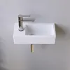 AQUABATOS Hängewaschbecken Keramik Waschtisch Produktbild-Vorschau 4
