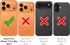 Four iPhone mockups showing compatibility with different iPhone models. Produktbild-Vorschau