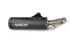 Wsuwany układ wydechowy ARROW Rebel z ciemną aluminiową Podgląd zdjęcia produktu 4