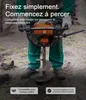 NEMAXX® B80 Tête Tarière Ø80 mm 800 mm acier, mèche Voir les images du produit 2