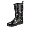 Beck Damen Blumenregen Gummistiefel, Schwarz, 39 EU Produktbild-Vorschau 13