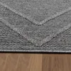 Outdoor Teppich Wetterfest 140x200 Rechteck Grau für Produktbild-Vorschau 4