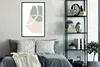 MuchoWow® Gerahmtes Poster Minimalismus - Pastell - Produktbild-Vorschau 2