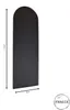Fragix Ark Wandspiegel - Schwarzes Metall - 120x40 Produktbild-Vorschau 4
